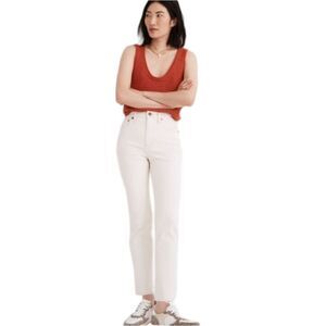 Madewell Slim Demi-Boot Jeans in Vintage Canvas Wash size 29